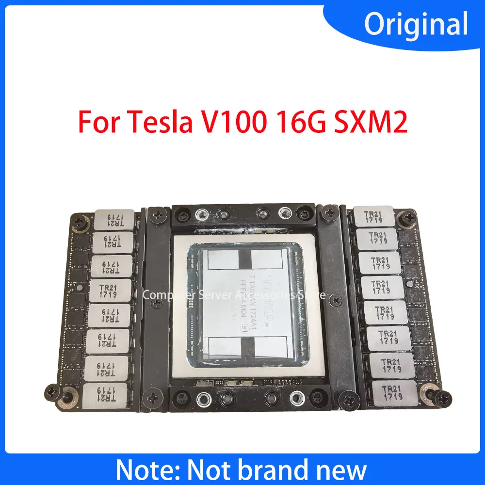 for Tesla V100 16G SXM2 Graphics Card Deep Learning Workstation AI Computing GPU Acceleration Card 16GB HBM2 Card /Radiator