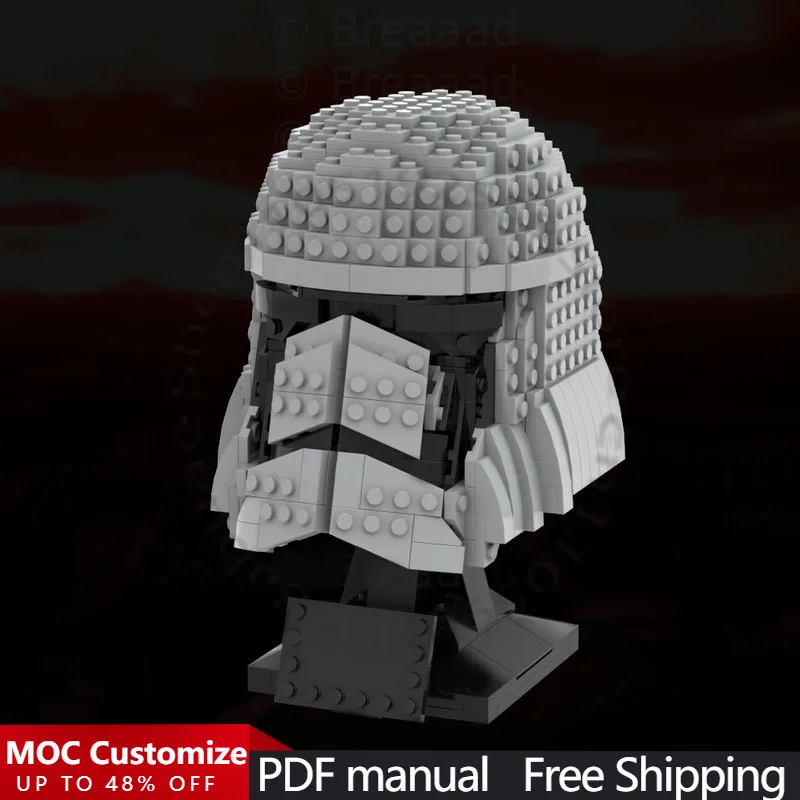 

583 PCS Popular Game Character Series Phasma MOC Customize Modular Building Block Design Popular Simple DIY Toy Christmas Gift