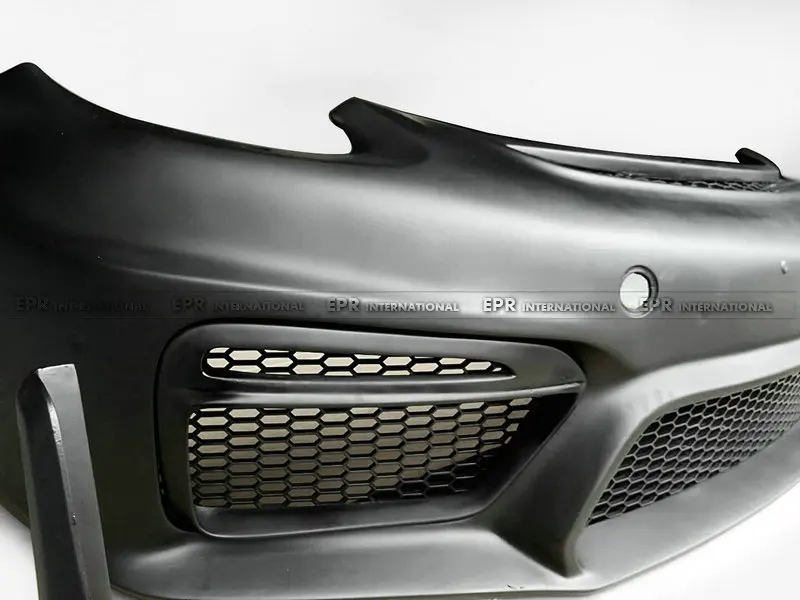 المصد الأمامي طراز Porsche 981 Cayman GT4 3 قطع (مع الشفة الأمامية وغطاء خفيف الضباب) [مصد الشفة الأمامية Porsche 981]