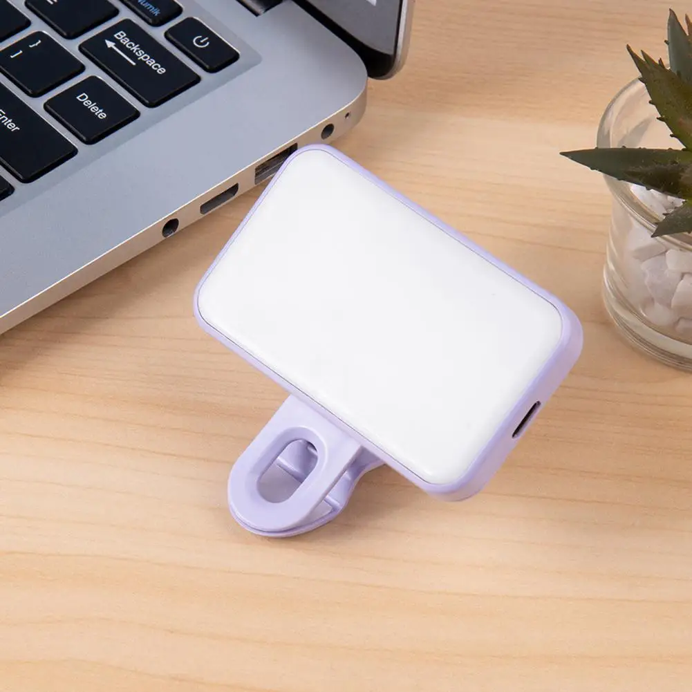 Mini LED Photography Fill Light Portable For Selfie Beauty Mobile Video Conferencing Clip-on Mobile Phone Fill Light New