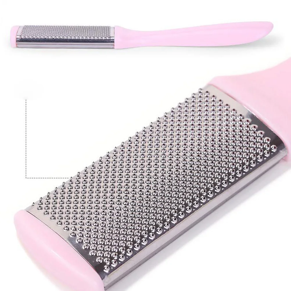 

2 Pcs Foot File Stainless Steel Dead Skin Remover Tool Exfoliating Grater Callus Shaver Pedicure Knife Feet Exfoliator Long Term
