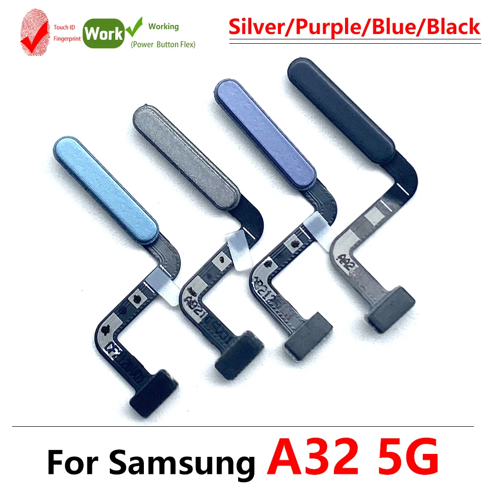 50 Stuks, Getest Voor Samsung A32 A14 A13 5G A22 A23 A13 4G A 04S A 03S A12 Vingerafdruksensor Scanner Home Knop Kabel