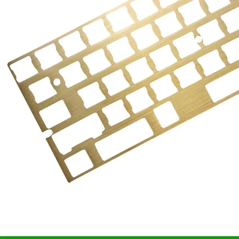 U55C Mechanical Keyboard 60% Brass Drawing Concurrence Positioning Plate for GH60