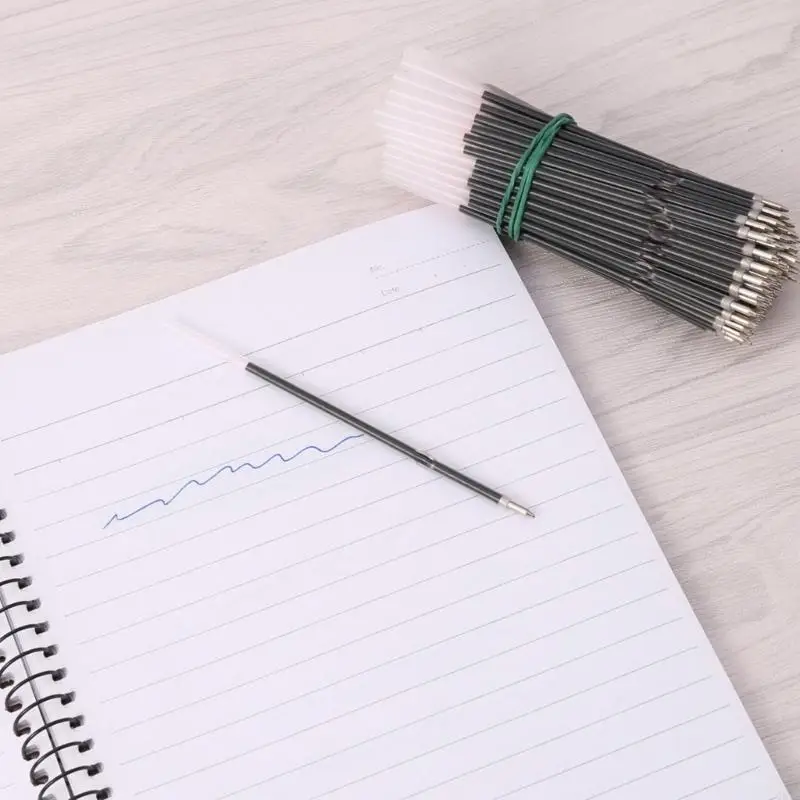 G8TA 0,7 мм заправка по замену ручки Гладкая написание шариковых заправок для ручки для выдвижных ручек Офисная школа.