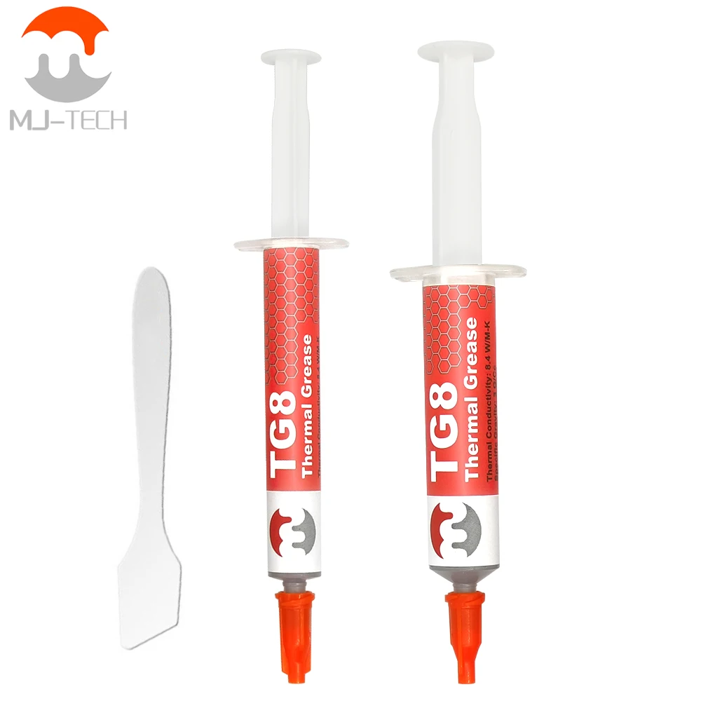 MJ 4/8g Thermal Grease Heatsink TG8 Thermal Paste For Cpu GPU Processors Heatsink Plaster Water Cooling Cooler