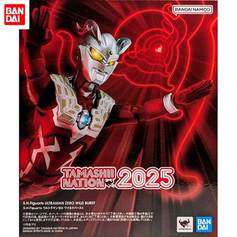 

2025 Soul Venue Limited Edition Bandai SHF Ultraman Zero Wild Burst Crimson Form Toy Figure Gift Collectible