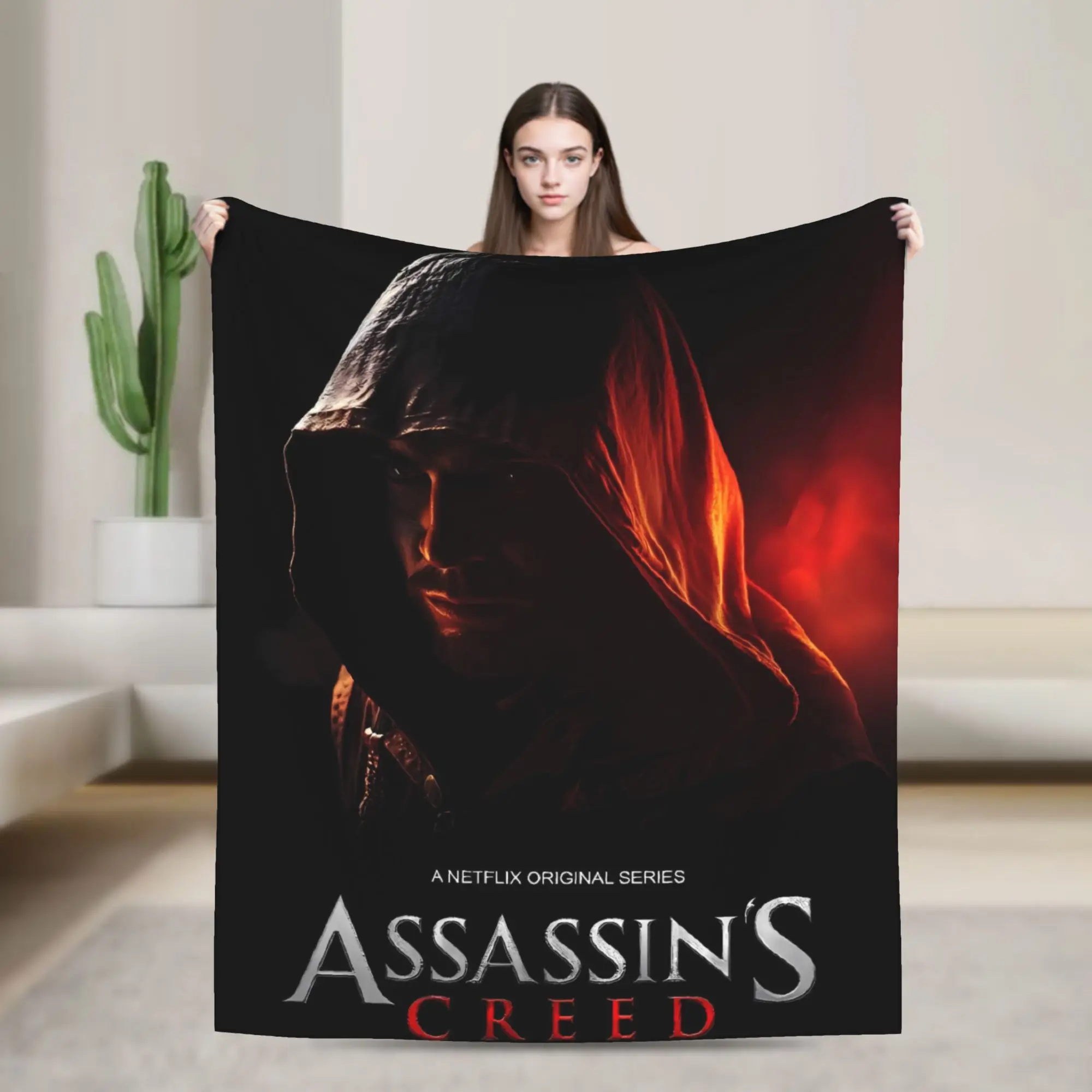 Manta A-Assassins Game C-Creeds, manta de felpa con estampado suave para sofá, cama, viaje, oficina, colcha de franela, funda de cama