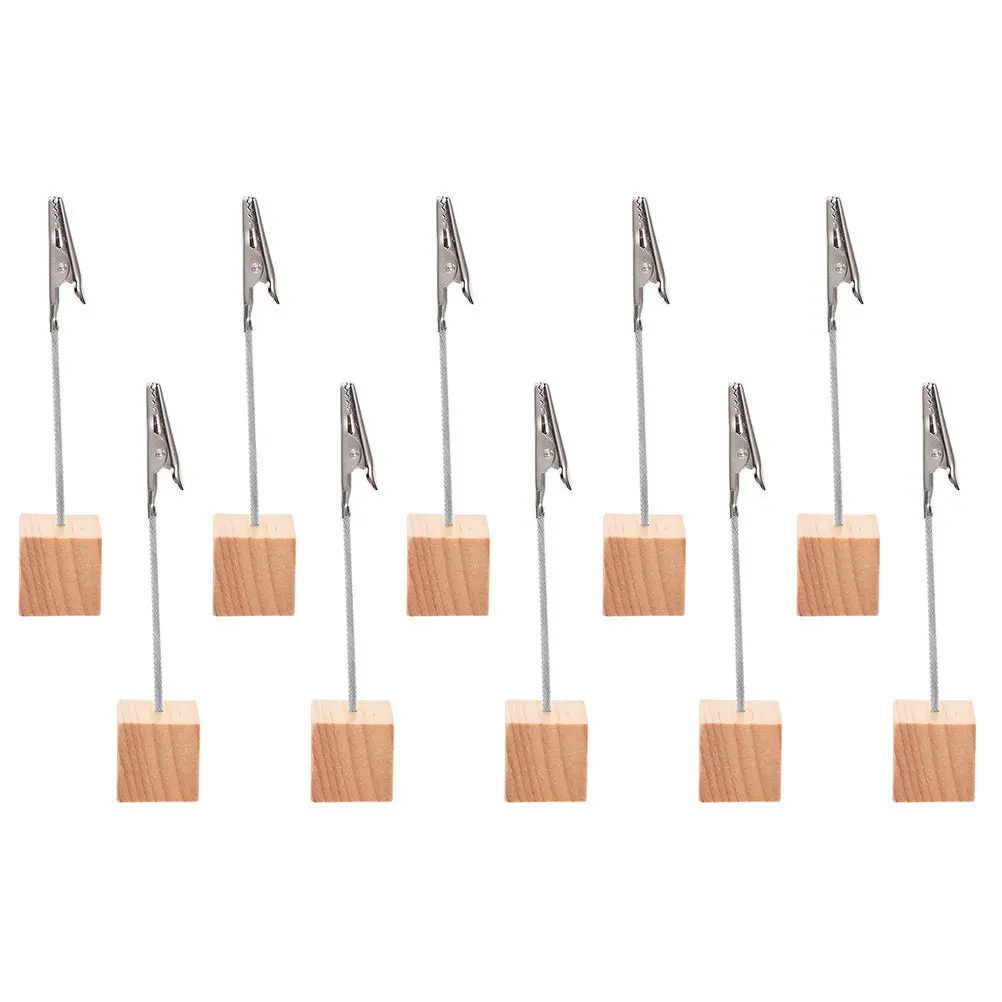 

10 шт. настольных держателей для фотографий, зажимы для меню, деревенские держатели для карточек, настольные зажимы для заметок