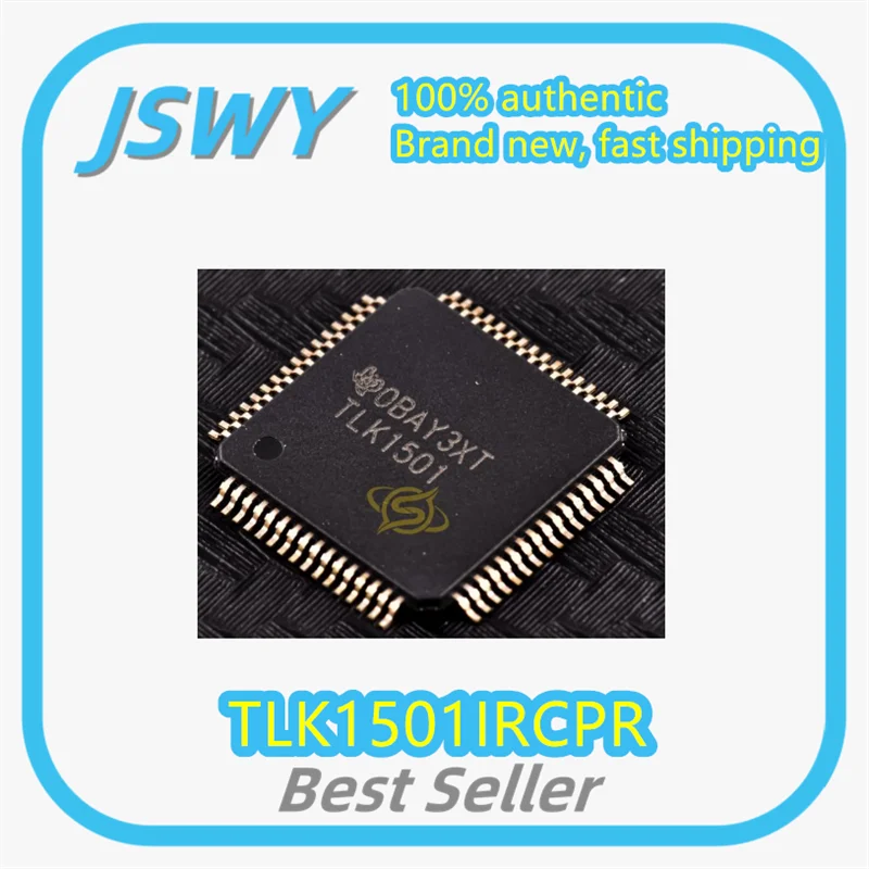 (1/5 pcs) TLK1501IRCPR TLK1501 QFP-64 Ethernet IC Chip Genuine Original Electronics