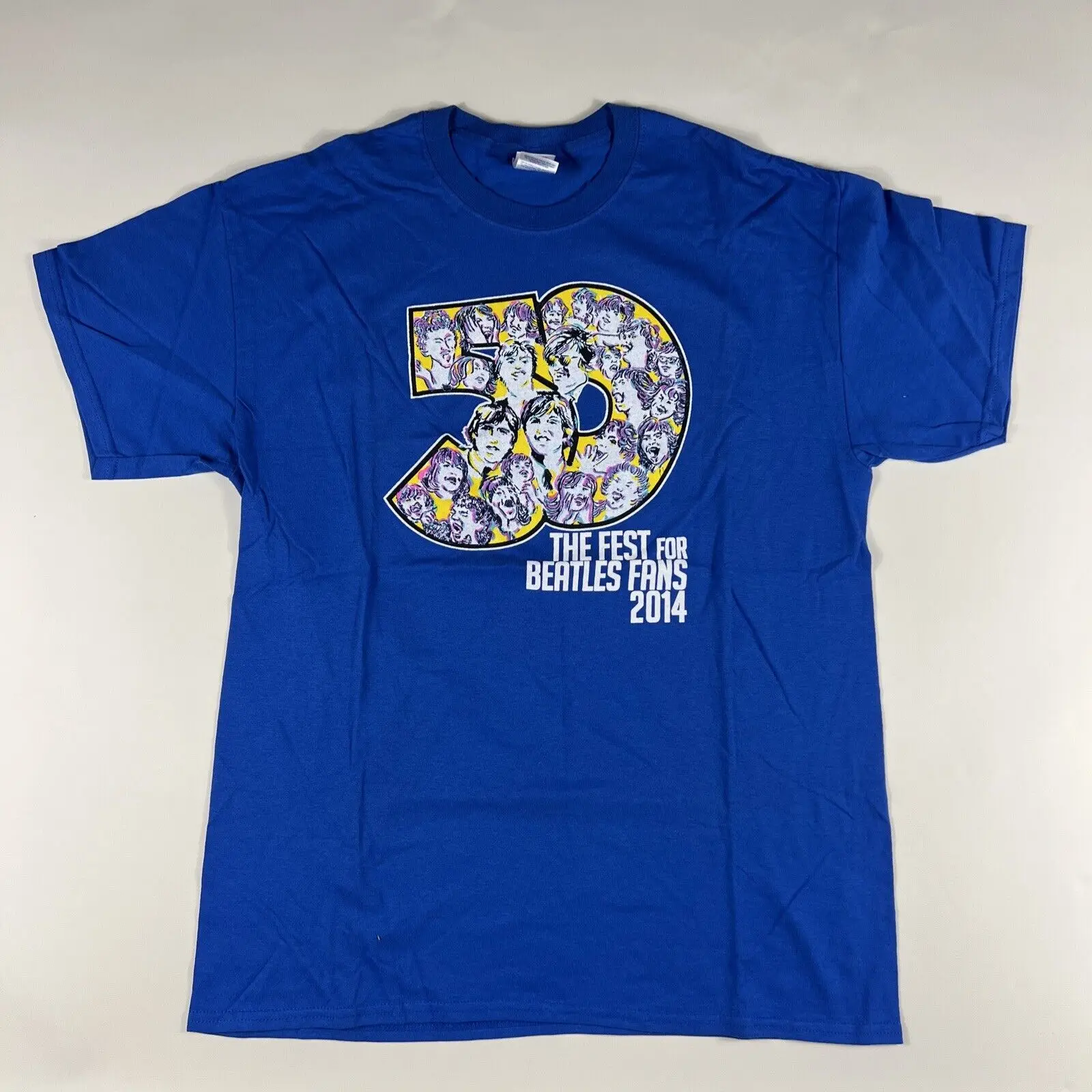 

2014 Beatlesfest T Shirt L 50Th Anniversary