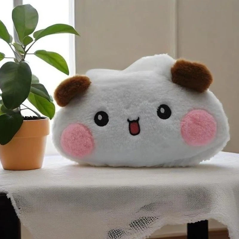 Cute Bubu Dudu Plush Handbag Kawaii Animal Panda Plush Purse Soft White Bear Small Plush Wallet Cute Cartoon Doll Birthday Gift