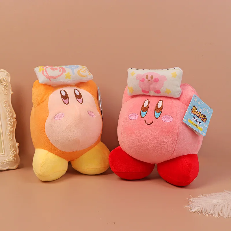 Japanese Anime Star Kirby Toy Kawaii Ice Cream Kirby Soft Cartoon Doll Collection Room Decoration Ornament Girls Birthday Gift