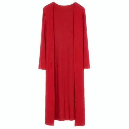 New Arrive Women Spring brand Cotton Top Thin Blouse Long Sleeve Cardigan long Sweater Coat BLACK RED WHITE pink