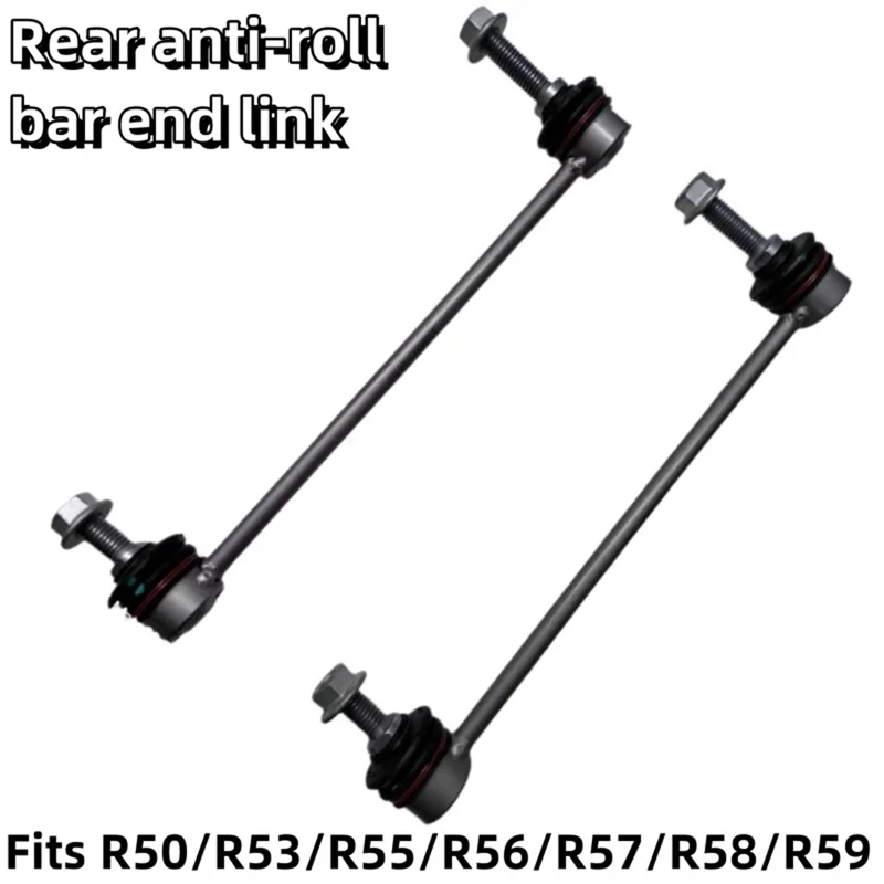 

1 Pair Car Rear Suspension Sway Bar End Link Black Metal For BMW Mini Cooper R50 R53 R56 R58 07-14 33506772789