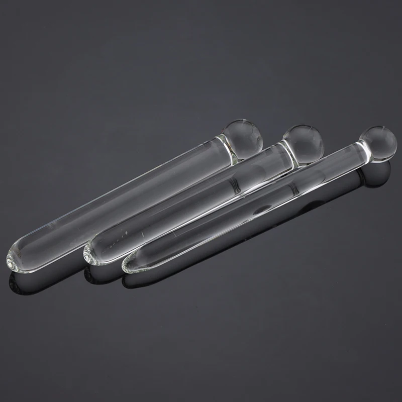 3 Size Glass Anal Plug Urethral Plug Crystal Anal Beads Dildo Fake Penis Prostate Massager Sex Toys for Women Men 16mm 20mm 22mm