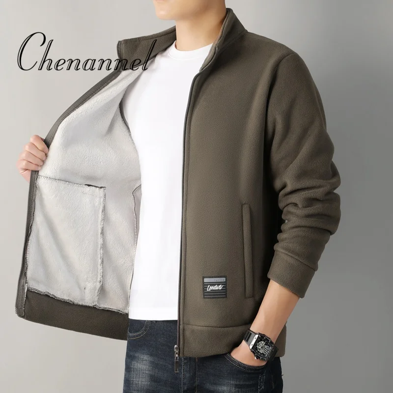 Middle Aged Stand Up Collar Jacket for Men in Spring and Autumn Thin and Versatile Business Casual Top Middle aged Spring Jacket