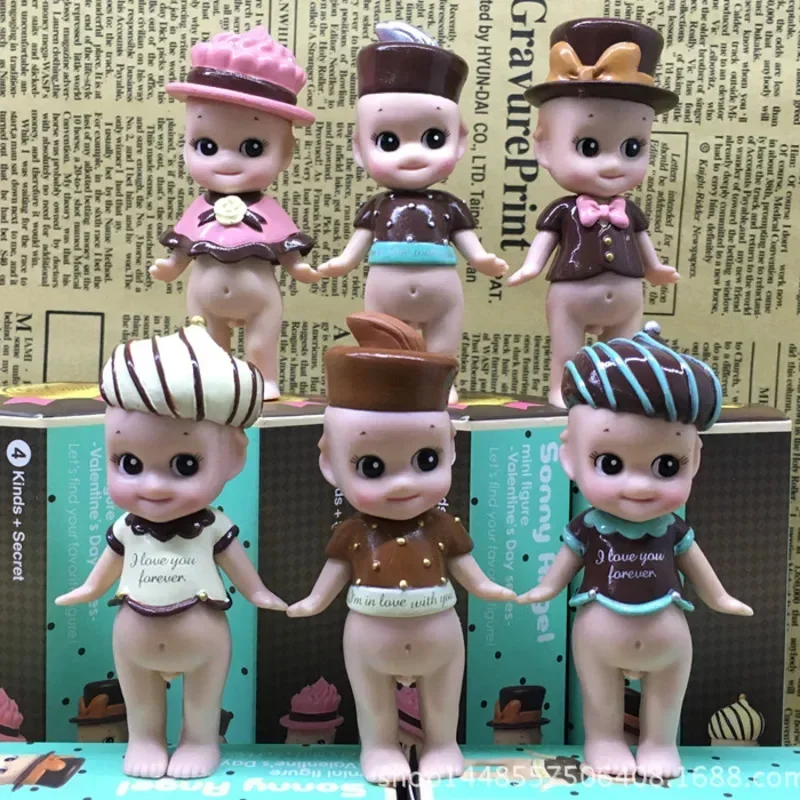 Set of 6 Hippers Sonny Angel Halloween Christmas Action Figures Fashion Tabletop Decoration Kids Handicraft Toy Gifts