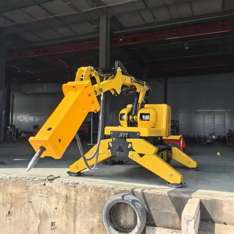 Remote Control Concrete Breaker Robot Hydraulic Demolition Equipment for Floor Wall Foundation and Plant Repair