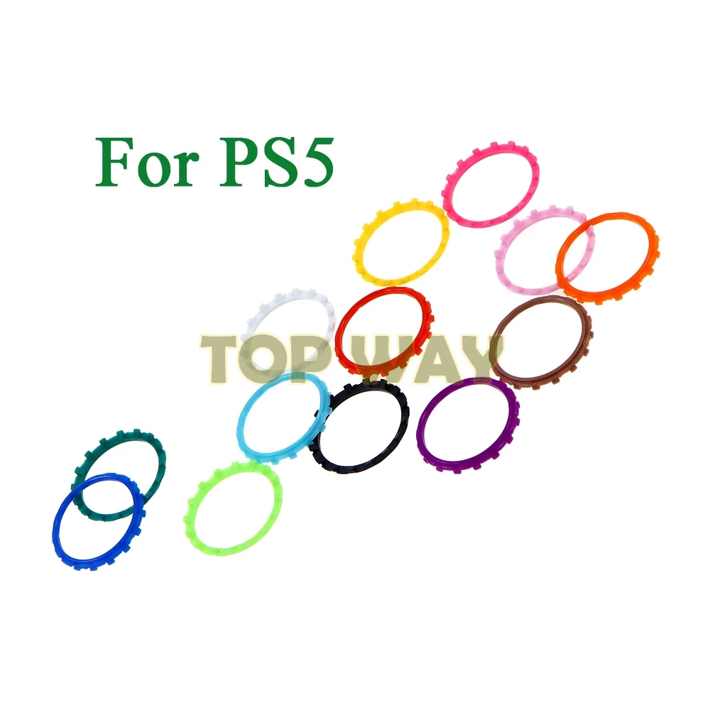 50Pair=100PCS For PS5 Controller Analog Accent Thumbstick Rings For Playstation 5