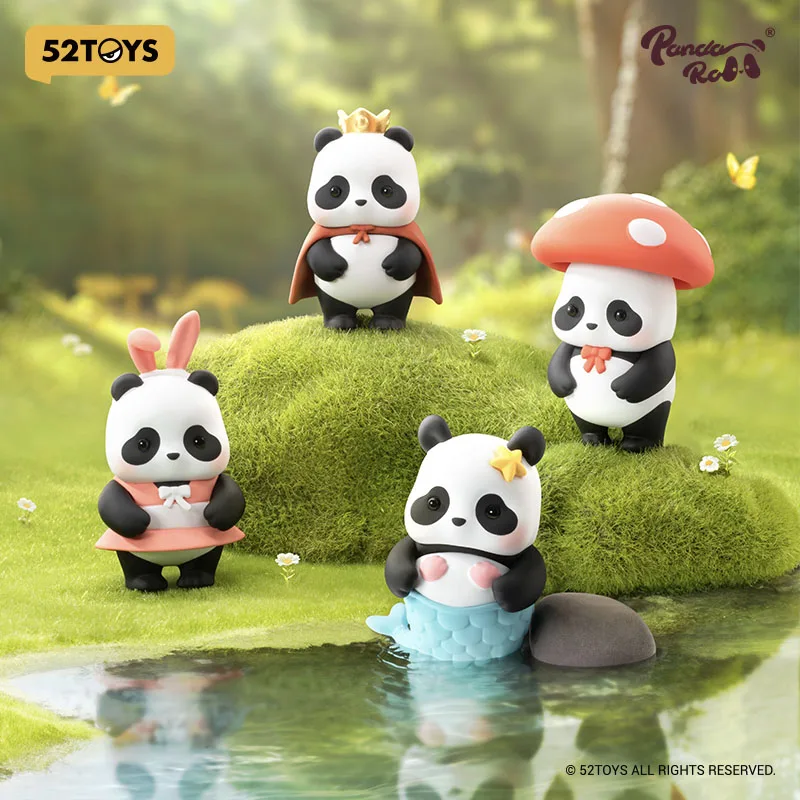 52TOYS Mystery Box Panda Roll MINI ME Dress-up Series, whole set 20 pcs, Blind Box, random cute Anime Figures, Height: 3cm