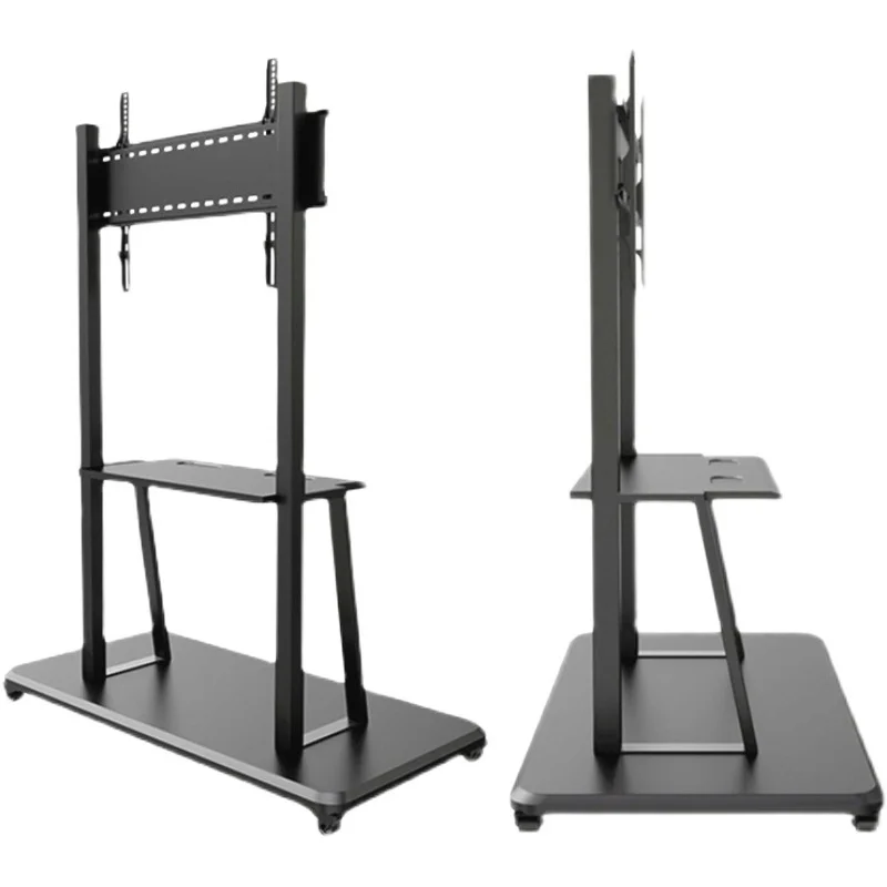 Movable TV stand 55/65/75/86/98 inch conference education machine floor type with wheel cart