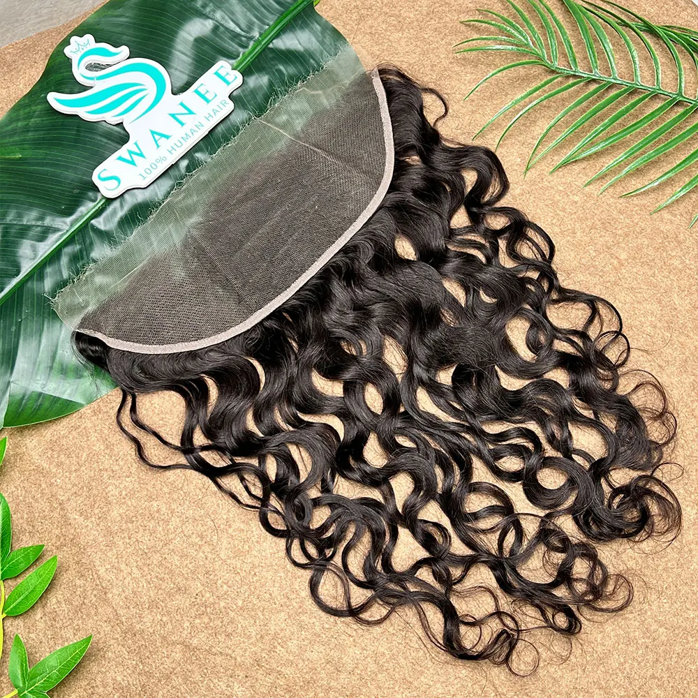 Natural Wave 13x4 HD Lace Frontal Transparent Swiss 5×5 Closure Pre Plucked Ear to Ear Vietnamese Human Hair For Black Women