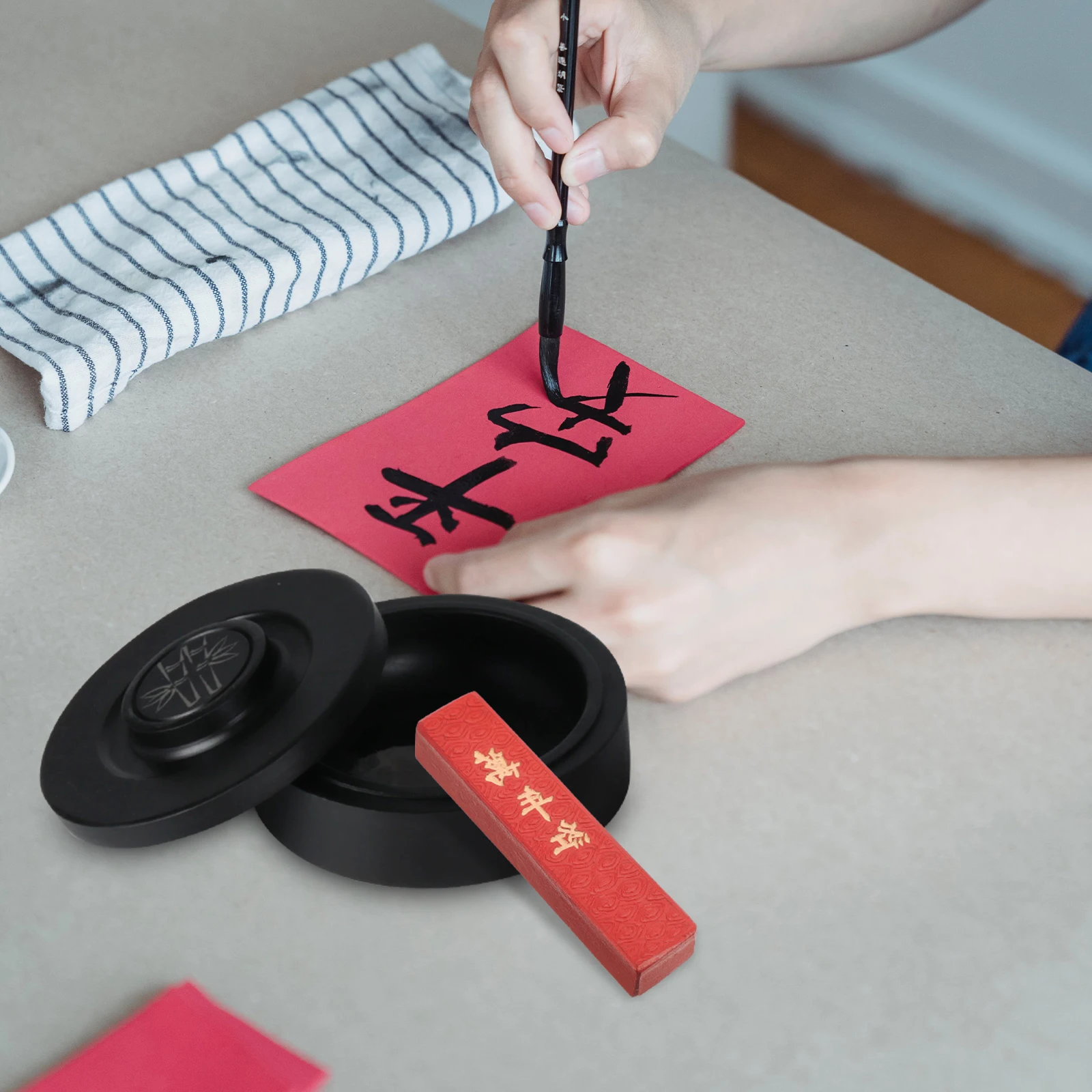

Fu's Word Chinese Calligraphy Works Ink Traditional Caligraphy Drawing Brush Writing