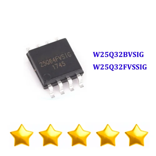 

50PCS W25Q32BVSIG W25Q32FVSSIG SOP8 Brand New Original Chip IC