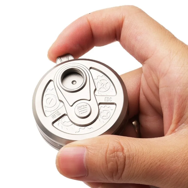 Ruleta de dados, prensa de monedas de empuje magnética, rodillo giratorio, Spinner, placa de empuje, volante de inercia yema del dedo, juguete para aliviar el estrés EDC