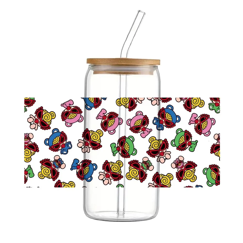 �y�Z�[�����z�J�b�v���b�v�X�e�b�J�[ ���킢�����{�̖��� Hy Mini H UV DTF�]�ʃX�e�b�J�[ �h���]�ʃf�J�[�� 16oz�O���X�p