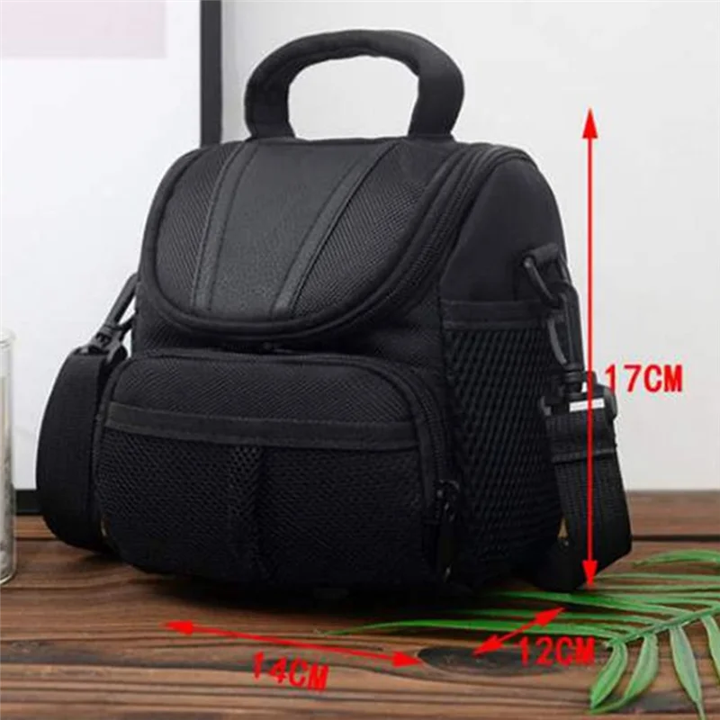 Bolsa para cámara AA60-SLR, bolsa ligera para fotografía, correa ajustable para el hombro, bolsa para cámara, bolsillo con cremallera para Nikon D40