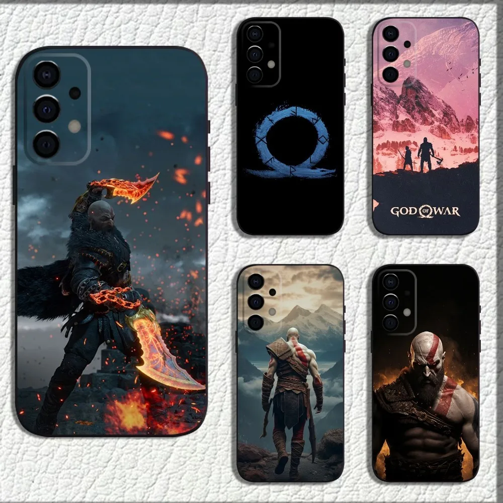 Game God Of W-War Phone Case For Samsung Galaxy A13,A21s,A22,A31,A32,A52,A53,A71,A80,A91 Soft Black Shell