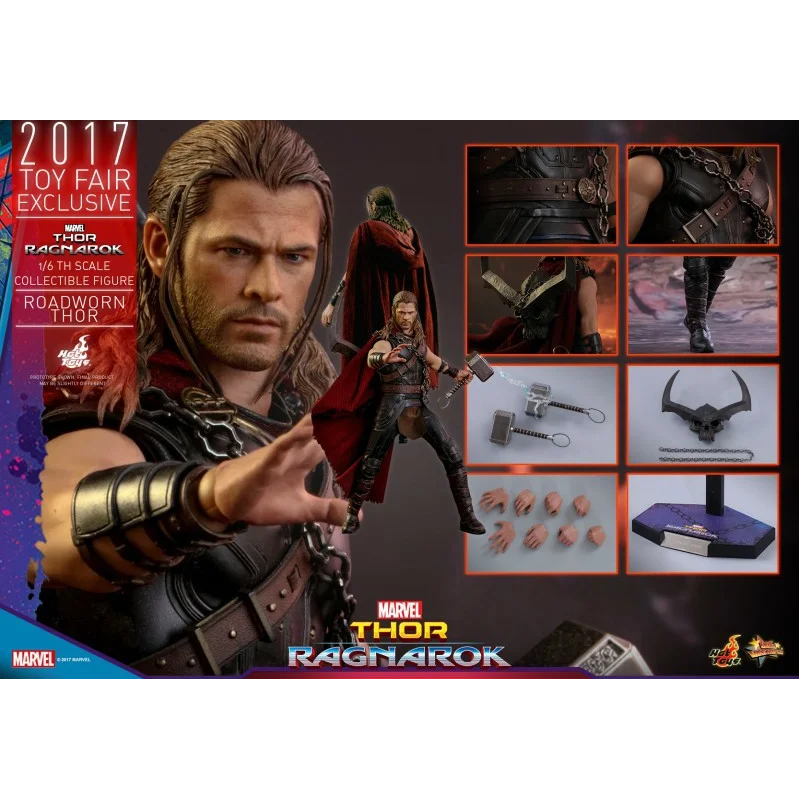 

Original Hottoys Ht 1/6 Thor 5.0 Mms416 Thor Ragnarok Marvel 2017 Toy Fair Exclusive Anime Action Figures Collection Model Toys