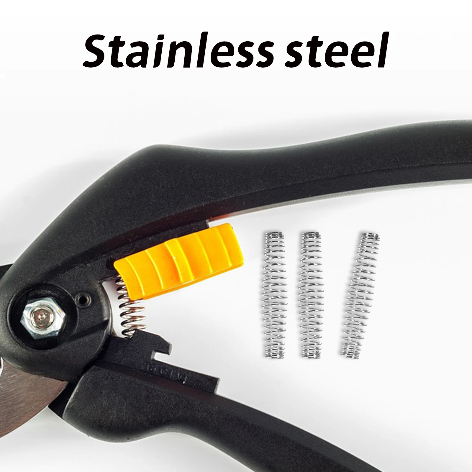 12pcs Garden Shears Spring Plant Pruner Replacement Springs Manual Trimming Part Stainless Steel Gardening Tool Springs