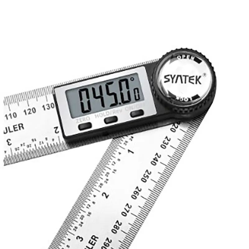 200MM 300MM 500MM Stainless Steel Digital Angle Ruler Electronic Goniometer Protractor Measuring Instrument For Building Tools