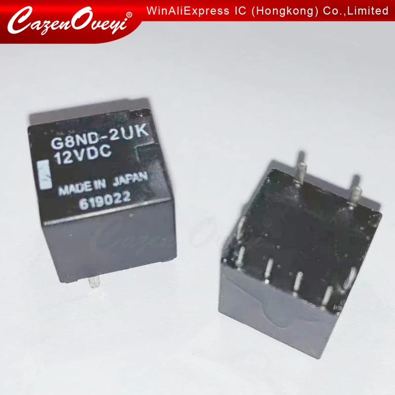 1pcs/lot Original G8ND-2UK-12VDC G8ND-2S 12VDC hand brake fragile common fault relay window lift relay G8ND In Stock