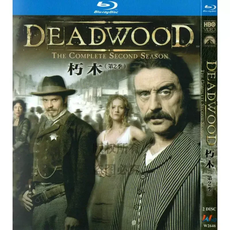 American Western Crime TV Series Deadwood Season 1-3 Blu-ray BD High Definition 6 Discs