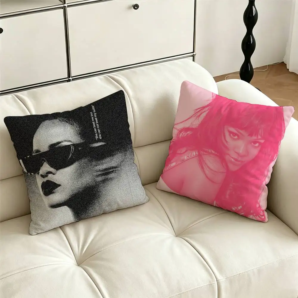Singer Rihanna Pillow Case Cushion Cover Throw Pillow Case For Car Sofa