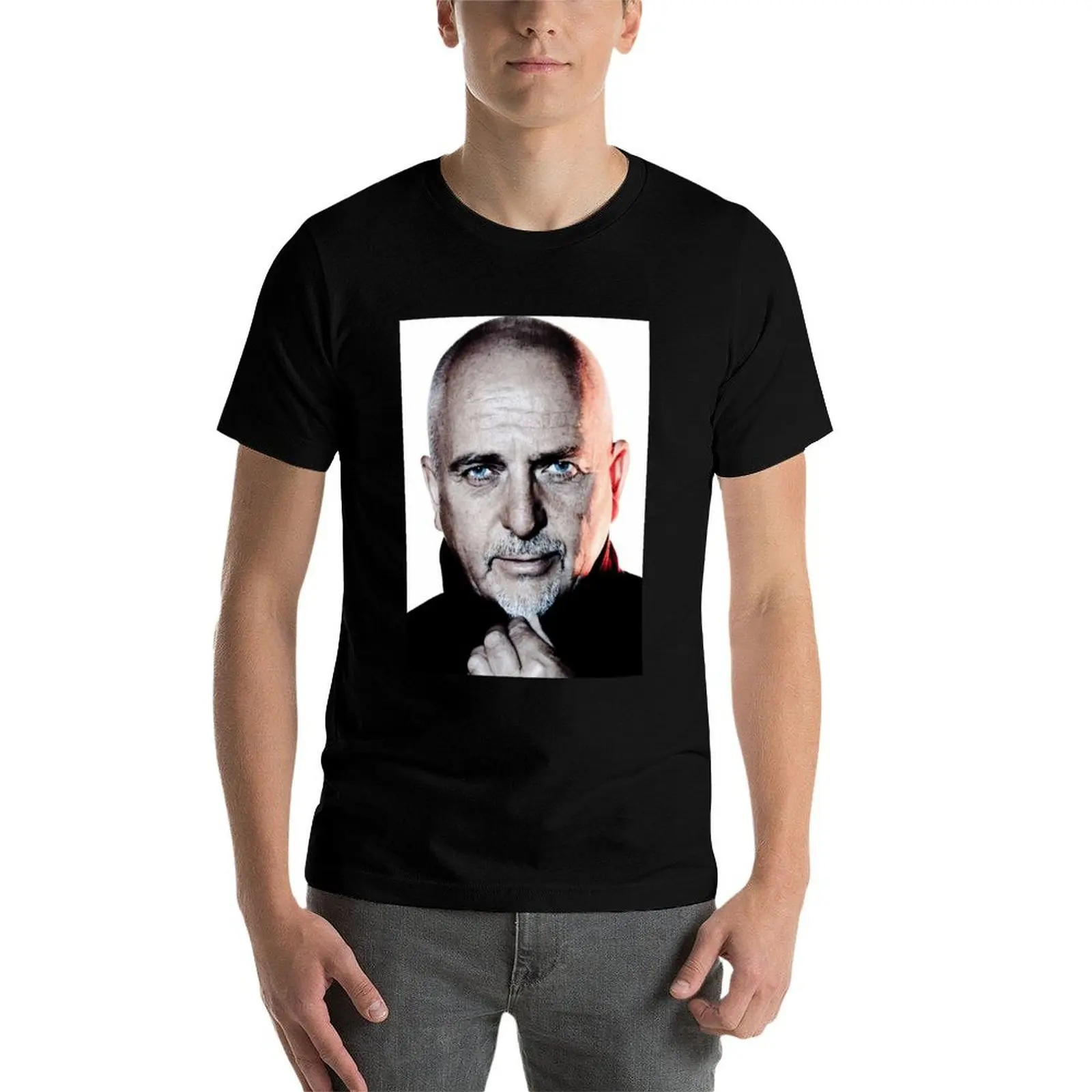 

Peter Gabriel - Poster T-Shirt cotton tshirt 100% man t shirts high quality luxury brand cotton t shirt man T-Shirt