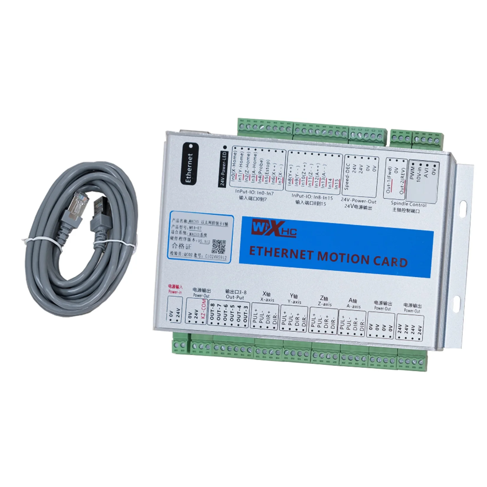 XHC Sale Mach3 بطاقة تحكم إيثرنت وUSB 3/4/6 محاور مع جهاز تحكم عن بعد لعجلة اليد باستخدام الحاسب الآلي لآلة توجيه النجارة #5