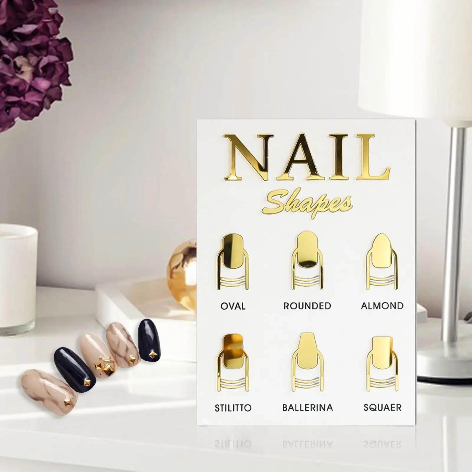 مسمار الفن عرض موقف الاكريليك مانيكير عرض مجلس حامل الأظافر كاذبة مسمار الملحقات للاستخدام المنزلي وصالون