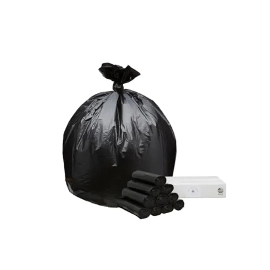 

45 Gallon Garbage Trash Bag 40X46" 1.2 Mil Black 100 Count Can Liner Bulk 40 Gallon 41 Gallon 42 Gallon 43 Gallon 44 Gallon Mad