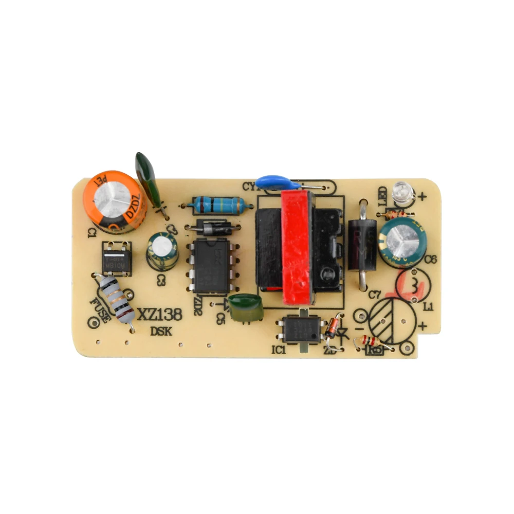 لوحة محول التيار الكهربائي ، وحدة تزويد الطاقة ، AC av V إلى 5V DC ، 5V ، 2A ، 12V ، 1A