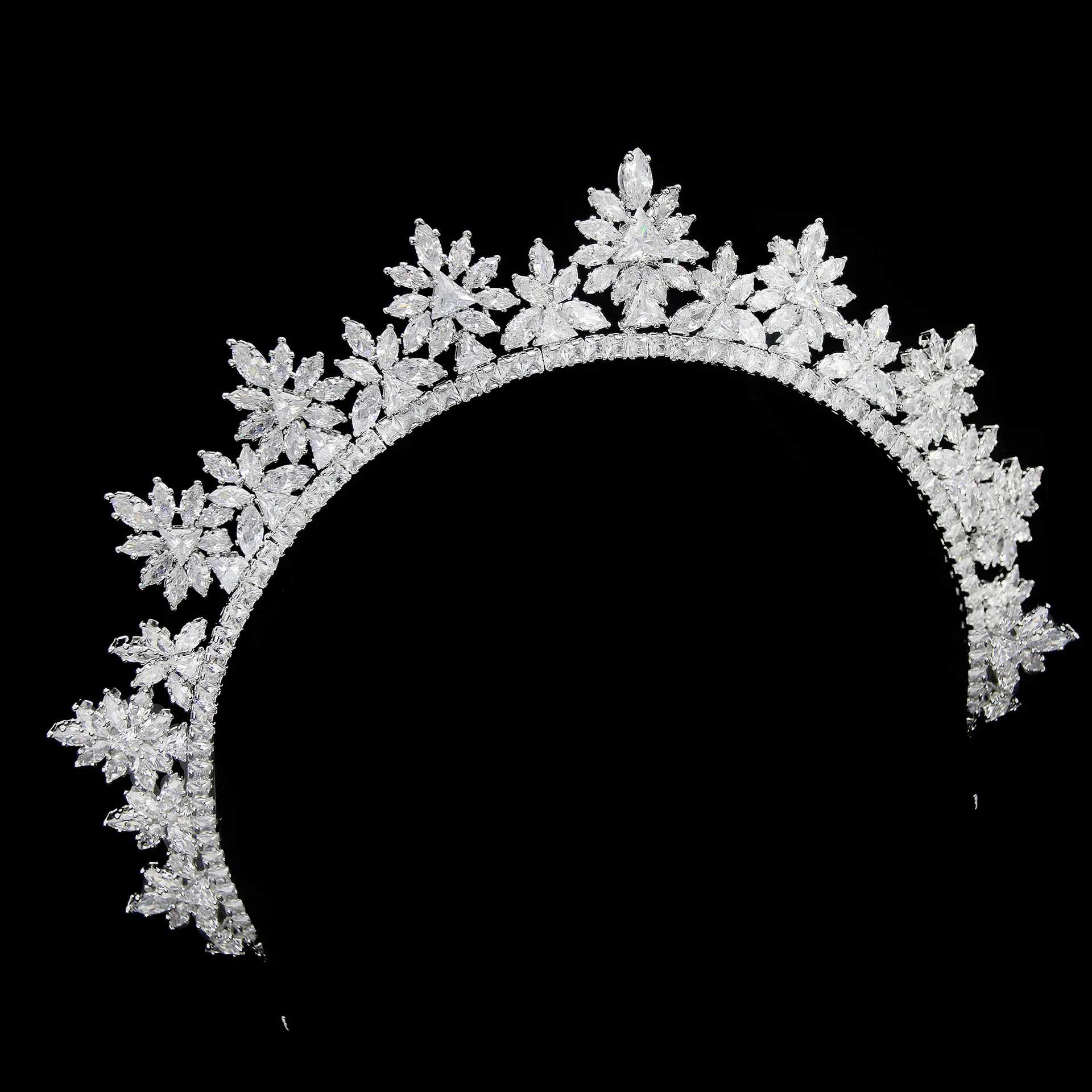 Luxury Bridal Headband Tiaras Crowns for Wedding Headpiece Zircon Princess Crown For Pageant Women Diadem Hair Jewelry Headdress