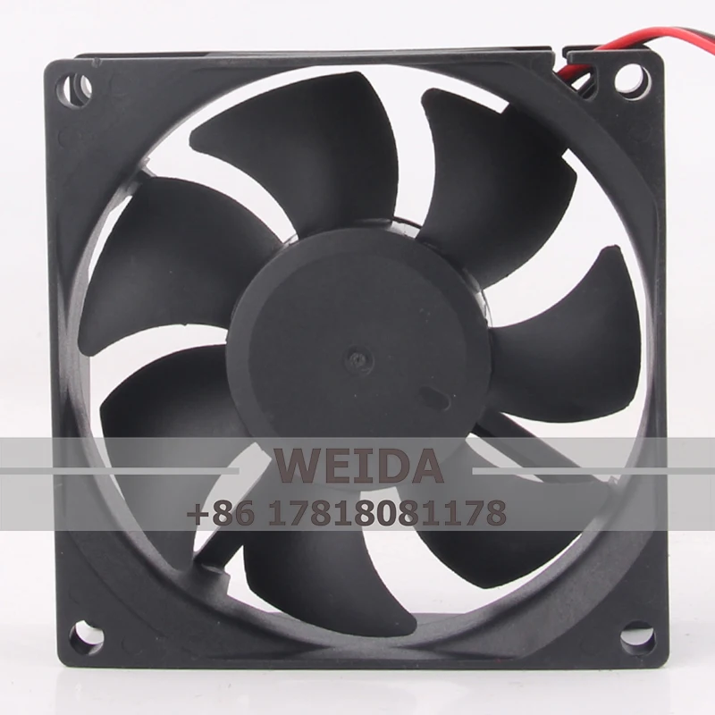 Grande ventilador de refrigeração do fluxo de ar, ventilador do caso, rolamento de esferas duplo para AVC DS08025R12U, 80X80X25mm, 12V, 0.70A, 8025,8 cm, PWM