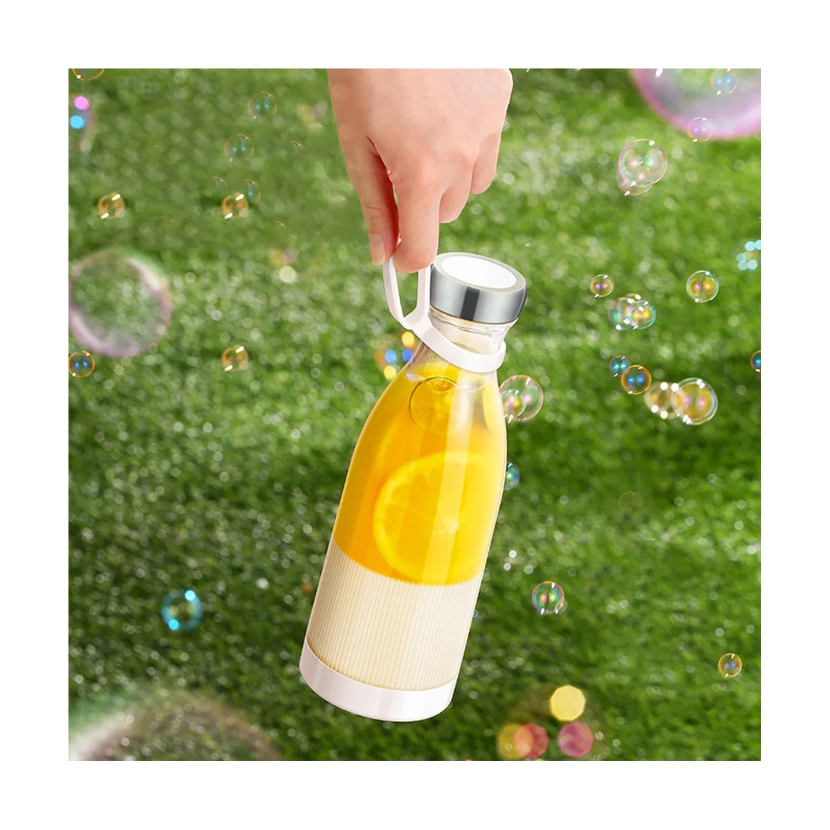 عصارة كهربائية محمولة تعمل بمنفذ USB فواكه صغيرة قابلة للشحن خلاطات عصائر فواكه متعددة الوظائف صانع عصائر 350ML-B