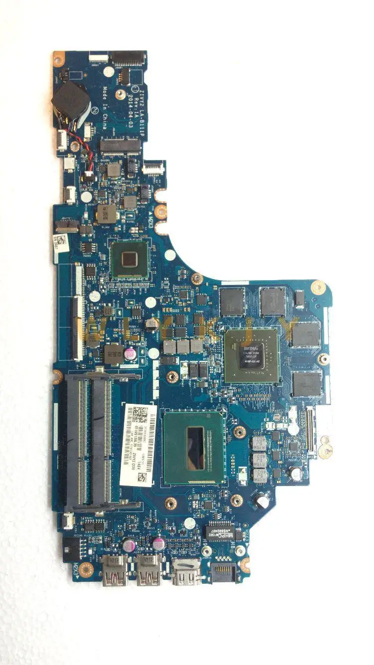 ZIVY2 LA-B111P Motherboard.For Lenovo Y50-70 Y50 Laptop Motherboard.CPU i7-4720H.GPU：GTX960.DDR3.100% test OK