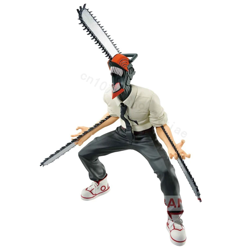 Figura de acción de Anime Power Denji para hombre, motosierra de PVC de 18cm, modelo de colección para adultos, juguetes de muñeca