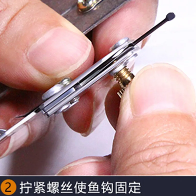 Anzuelos dobles semiautomáticos – Acero inoxidable de atado rápido - imagen 4