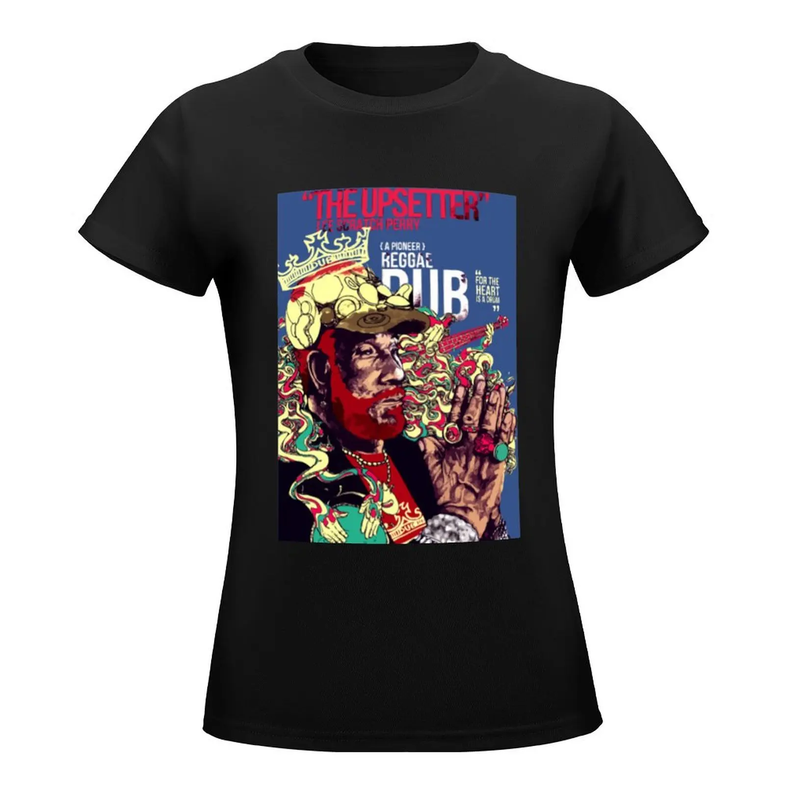 Lee Scratch Perry Classic T-Shirt female Aesthetic clothing Summer Women's clothing